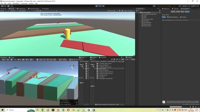Новый NAVMESH в Unity - Обзор возможностей / Как создать игру [Урок 130]
