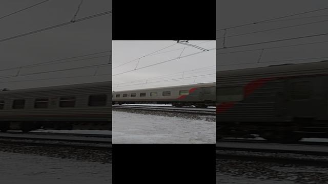 ЭП2К - 376 СООБЩЕНИЕМ АДЛЕР - МОСКВА #shorts #ржд #железнаядорога #поезд #электричка #рекомендации