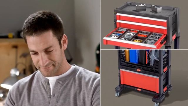 Система комодов Keter's Drawer Tool Chest System смотреть онлайн