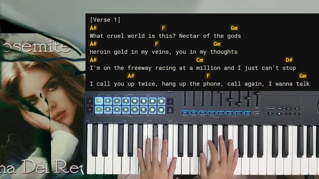 Lana Del Rey - Nectar Of The Gods (Piano Accompaniment Tutorial) From Blue Banisters смотреть онлайн
