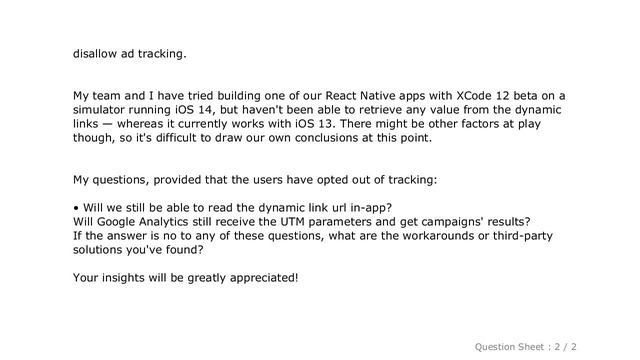 iOS : Firebase & iOS 14 Will dynamic links tracking and campaigns continue to work? смотреть онлайн