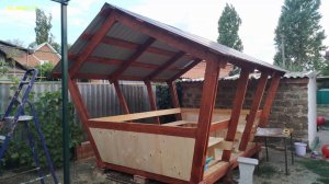 Беседка своими руками! Размеры, материал, сборка! Как сделать беседку?