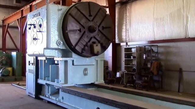 144incSwg 648inc54footLght Mesta Heavy Duty Engine Lathe смотреть онлайн