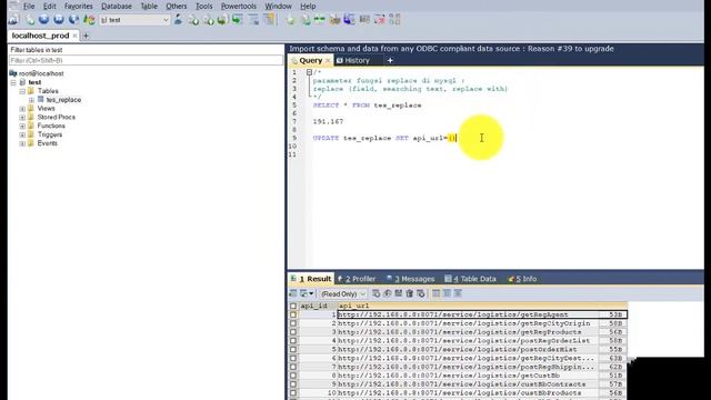 Ganti Isi Database Aka Replace Row Mysql смотреть онлайн