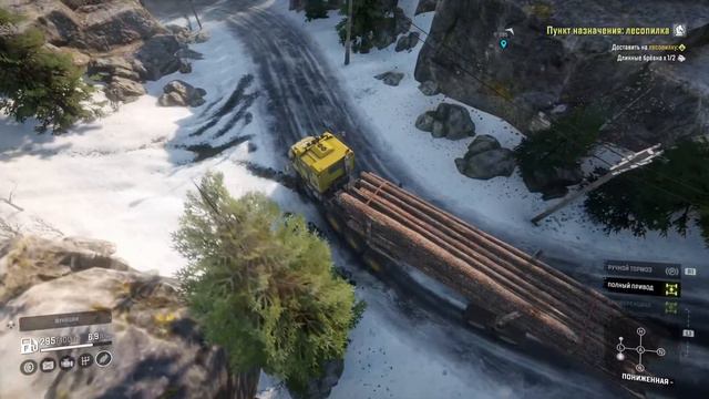 Snow Runner Yukon #8 [ Destination: Sawmill] Пункт назначения: Лесопилка