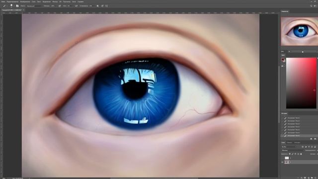 Рисуем глаз (how to draw eyes ) обучающий урок 2019 tutorial смотреть онлайн