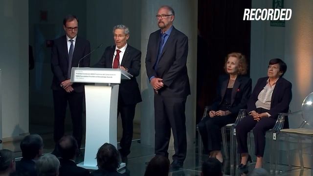 Presentation ceremony of the 10th edition of the Frontiers of Knowledge Awards смотреть онлайн