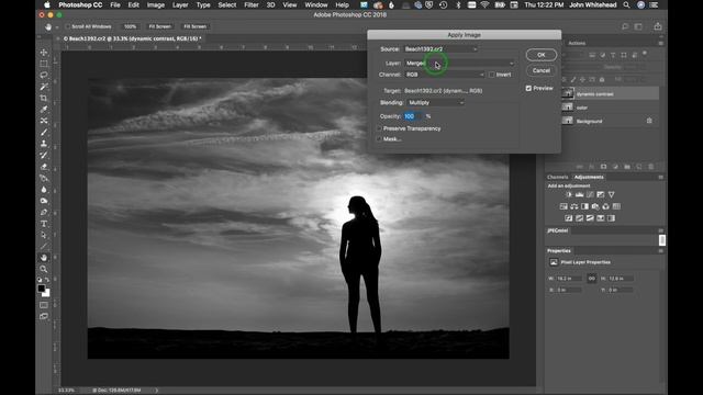 Dynamic Contrast in Adobe Photoshop CC смотреть онлайн