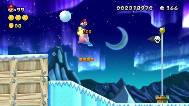New Super Mario Bros U {Wii U} прохождение часть 8 — Леденцовые Ледники #2 на 100% смотреть онлайн