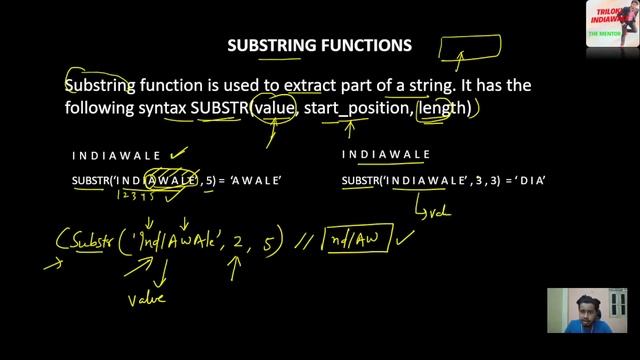 Substring Functions in SQL | What is Substring Functions in SQL | SQL Substring Functions | Triloki смотреть онлайн