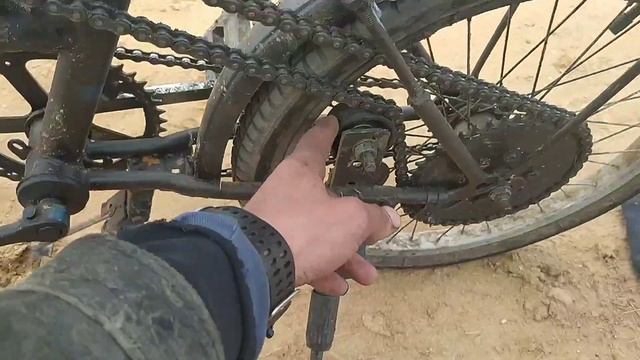 Обкатка веломотора F50