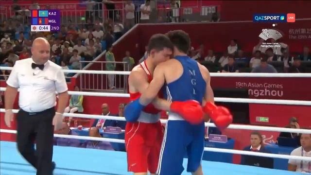 Baatarsukh Chinzorig (MGL) vs. Ertugan Zeinullinov (KAZ) Asian Games 2023 QF's (63kg) смотреть онлайн
