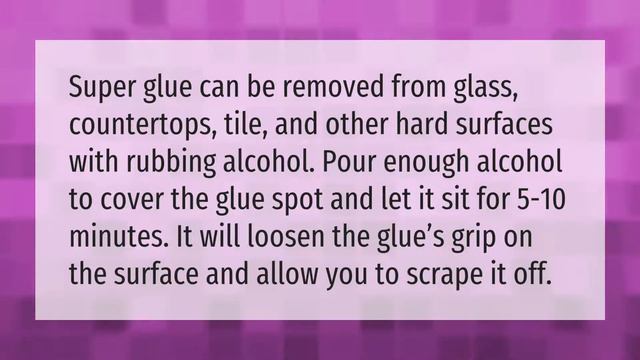 How do you get super glue off fabric without acetone? смотреть онлайн
