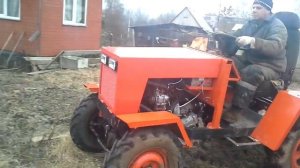 самодельный минитрактор 4х4 сдвигателем от оки