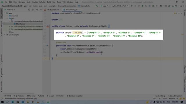 How to create Simple Dynamic Listview in ? Android Studio ? Using a Java programming language смотреть онлайн