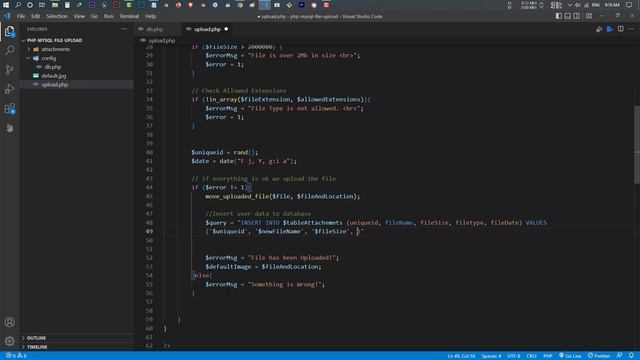 PHP and MySQL File Upload | PHP & MySQL Image Upload смотреть онлайн
