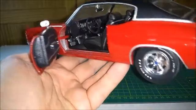Análise do Chevrolet Chevelle Malibu SS 1971, 1:18 Maisto смотреть онлайн