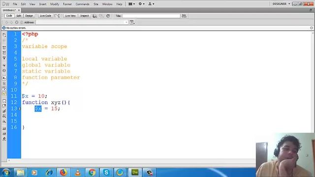 PHP variable scope part1 in Bangla Language смотреть онлайн