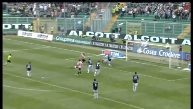 Palermo-Napoli 2-1 23/04/11 смотреть онлайн