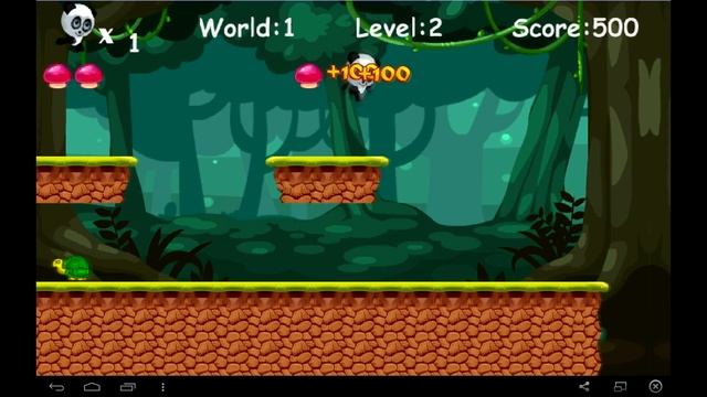 JUNGLE PANDA RUN - Android HD Gameplay - Quick Look At - Review смотреть онлайн