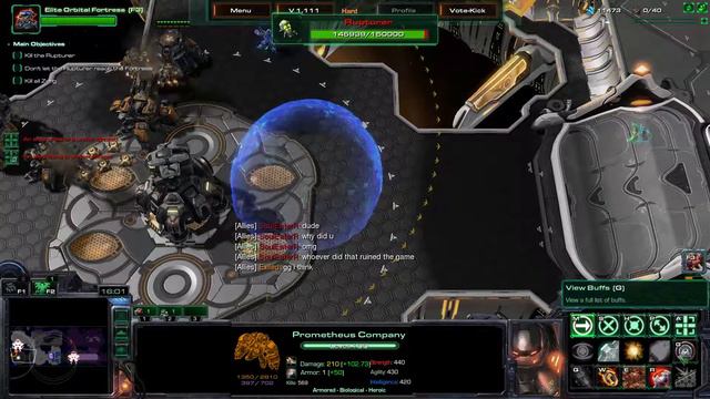 Starcraft 2 Special forces elite 5 Hard Prometheus company vs maar смотреть онлайн