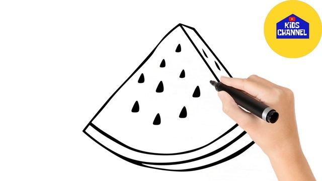 Learn to draw vegetables and fruits. Children's drawings // Учимся рисовать фрукты и овощи смотреть онлайн