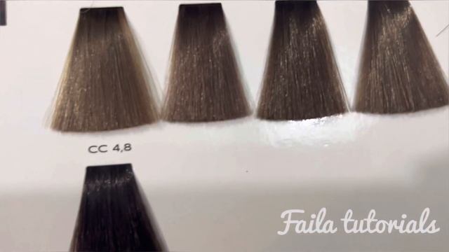 Shadecard of L’Oréal colours ||Dye shades of L’Oréal majirel || смотреть онлайн