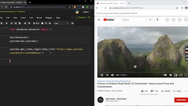 Youtube Tags Scraper | Youtube Automation | Youtube Scraper- Python,DataKund смотреть онлайн
