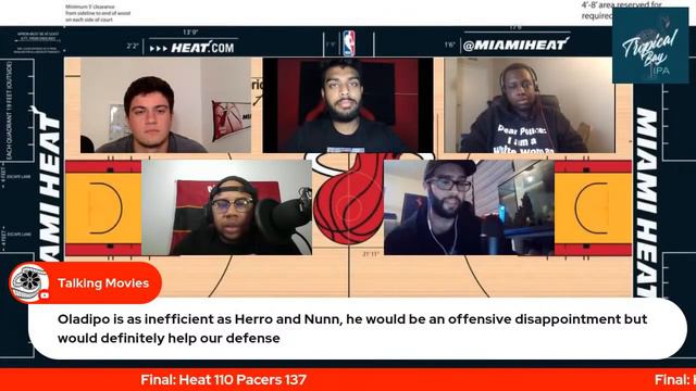 Miami Heat 110-137 Indiana Pacers Post-Game Show смотреть онлайн