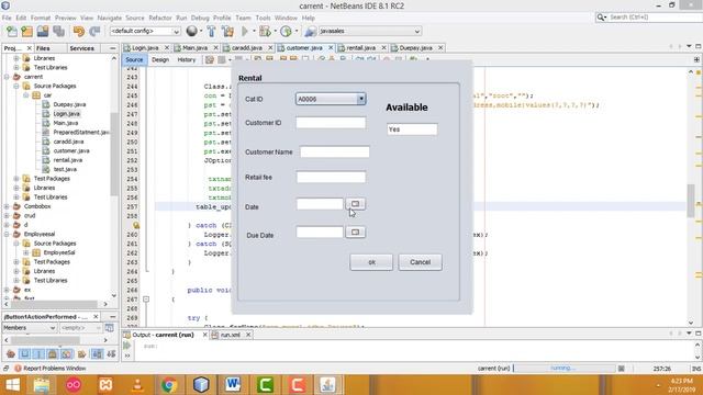 Car Rental System Project in Java Part 1 смотреть онлайн