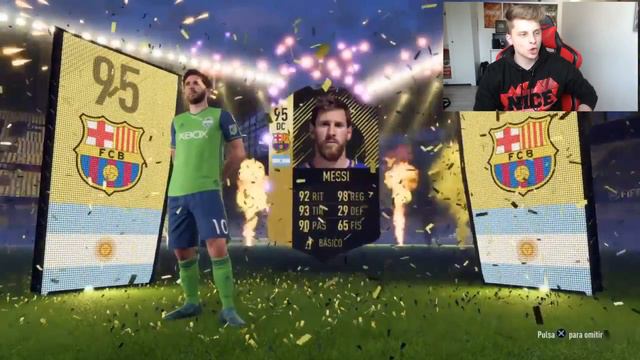 96 eMOTM MESSI in a PACK! 🔥💎 Alle MESSI WALKOUTS in FIFA 18 in 1. PACK OPENING! 🤑 Ultimate Team смотреть онлайн