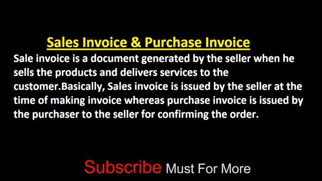 What is Sales Invoice & Purchase Invoice ? Urdu / Hindi смотреть онлайн