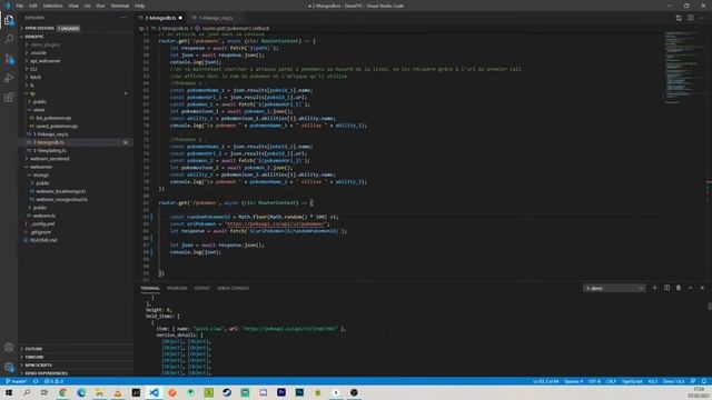 Deno : Intégration de MongoDB dans notre TP [Partie 1] смотреть онлайн