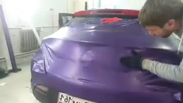 Opel Astra - фиолетовый матовый металлик смотреть онлайн