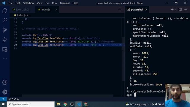 Luxon #8 DateTime.fromJSDate() смотреть онлайн