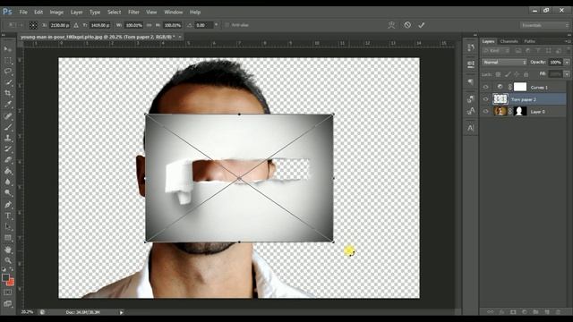 Torn Photo | photo manipulation in photoshop cs6 tutorial | Beginners Photo Manipulation Tutorial смотреть онлайн