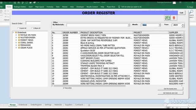 Excel VBA -Ongoing Project
