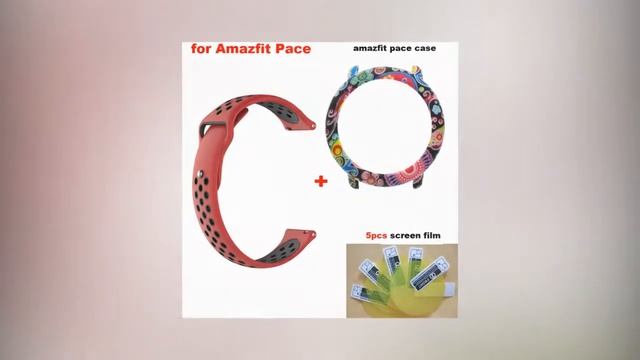 BEST Amazfit Pace Bracelet Strap for Xiaomi Huami Amazfit Pace Correa Watchband смотреть онлайн