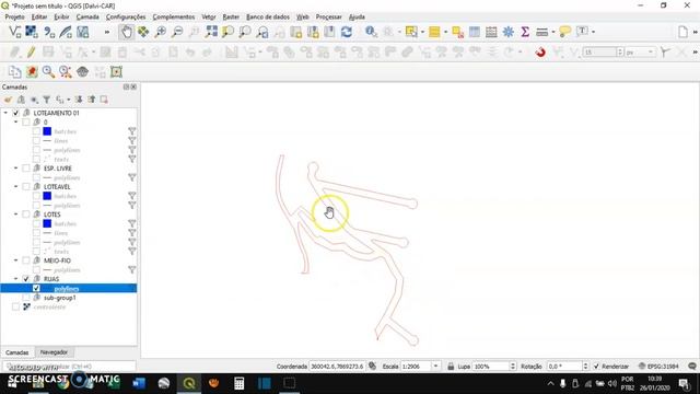 Converter arquivo DWG (CAD) para SHAPE no QGIS 3.4.10 смотреть онлайн