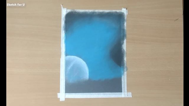Soft Pastel Drawing || Night Sky || Beginner's Tutorial смотреть онлайн