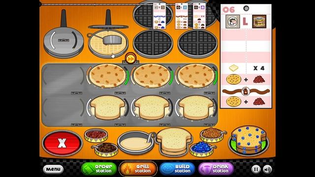 Papa's Pancakeria - Foodini (Perfect Day) смотреть онлайн