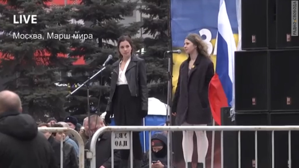 Марш мира - Москва 2014 - Мария Алехина смотреть онлайн