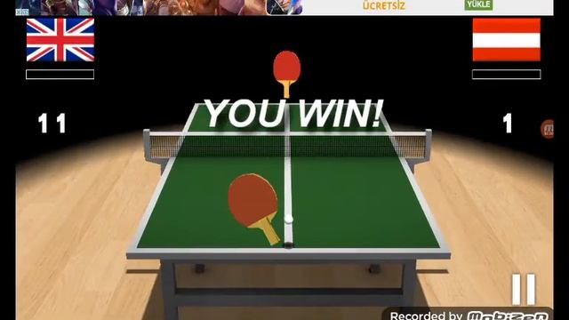 Virtual Table Tennis 3D bölüm 1 смотреть онлайн