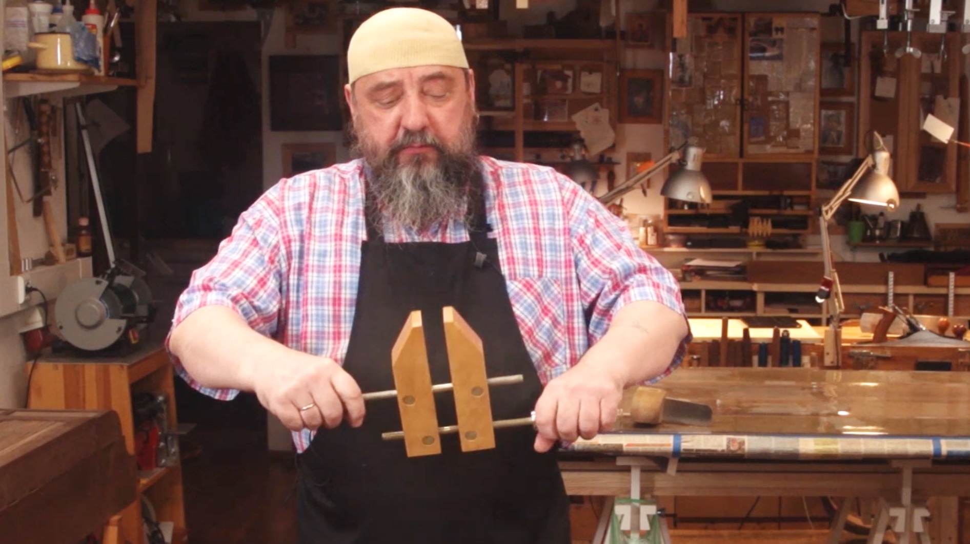 Деревянные струбцины в столярной мастерской Дельница 🗜️Ответы на вопросы | Фёдор Алексеевич Бондаре смотреть онлайн