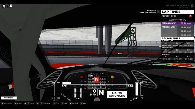 Roblox Project Trackday Silverstone Gameplay Ferrari 488 GTE 2016 смотреть онлайн