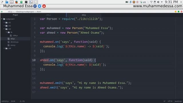 30 Node js Custom modules and objects смотреть онлайн