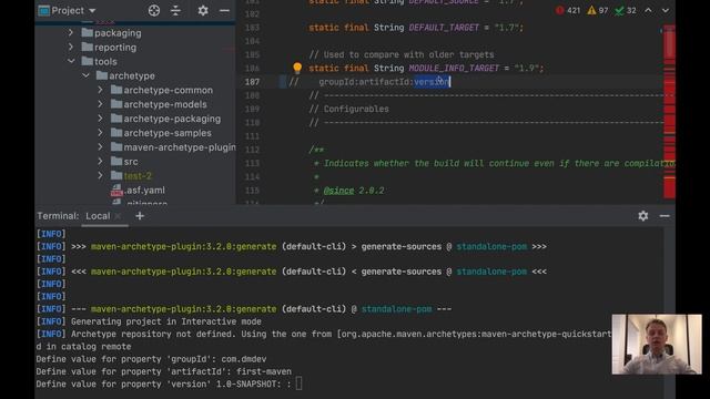 Maven. 5. Archetype plugin смотреть онлайн