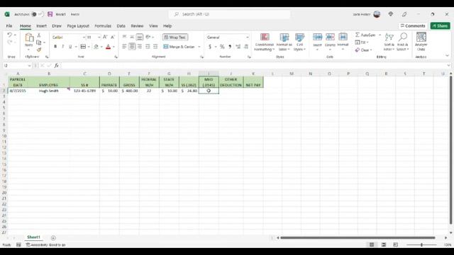 Payroll Manual in Excel смотреть онлайн