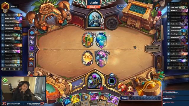 Never Lucky? - BEATING the Odds?! | OTK Cloning Gallery Priest | Rastakhan's Rumble | Hearthstone смотреть онлайн