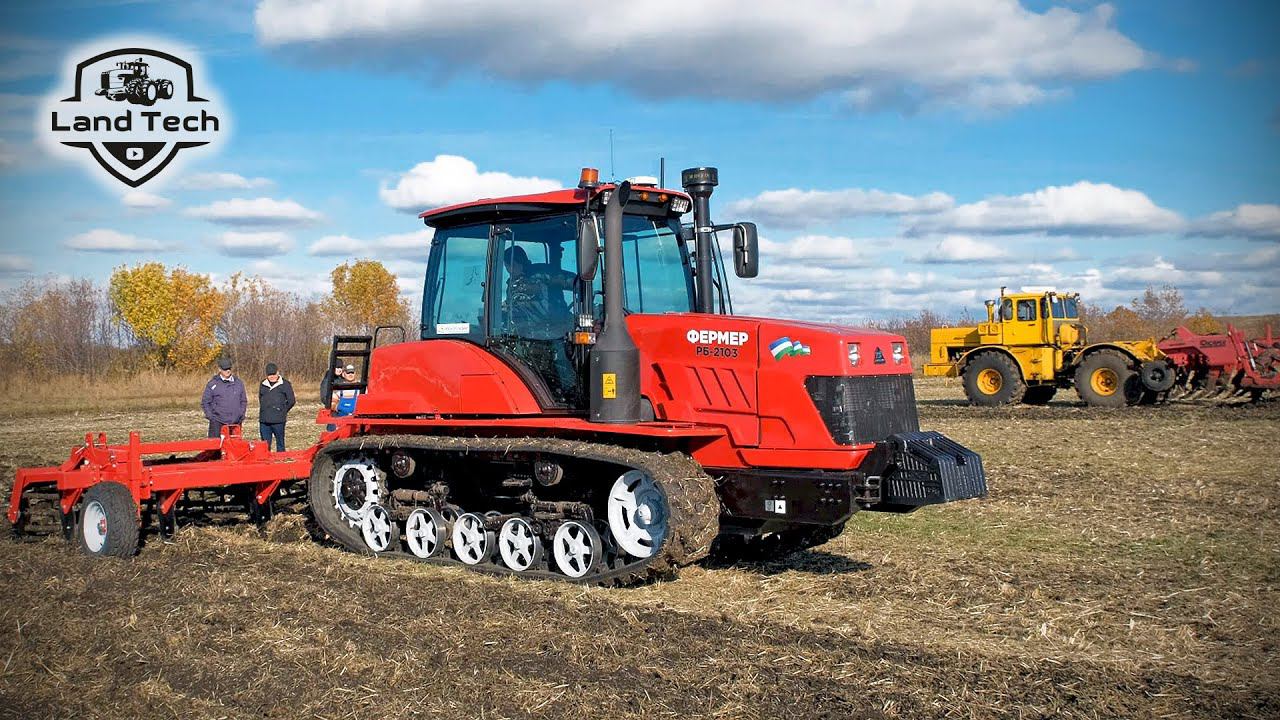 Новый гусеничный трактор для России! Сравнение тракторов ФЕРМЕР РБ-2103 и Кировец К-701! смотреть онлайн